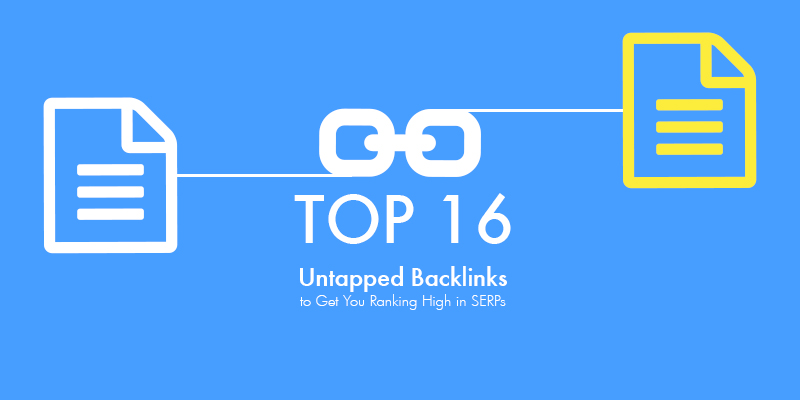 排名前16位的未利用反向链接使您在SERP中排名最高